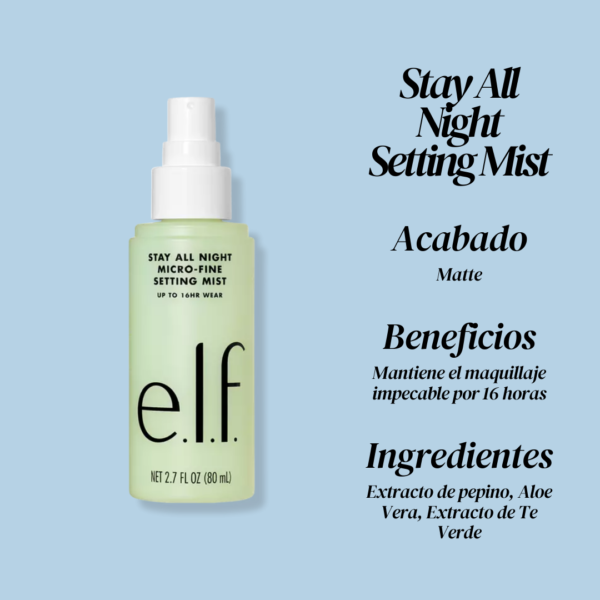 Stay All Night Micro-Fine  Setting Mist - Imagen 3