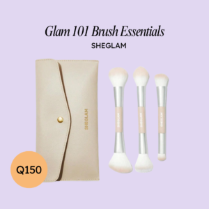 GLAM 101 set de brochas con estuche de viaje