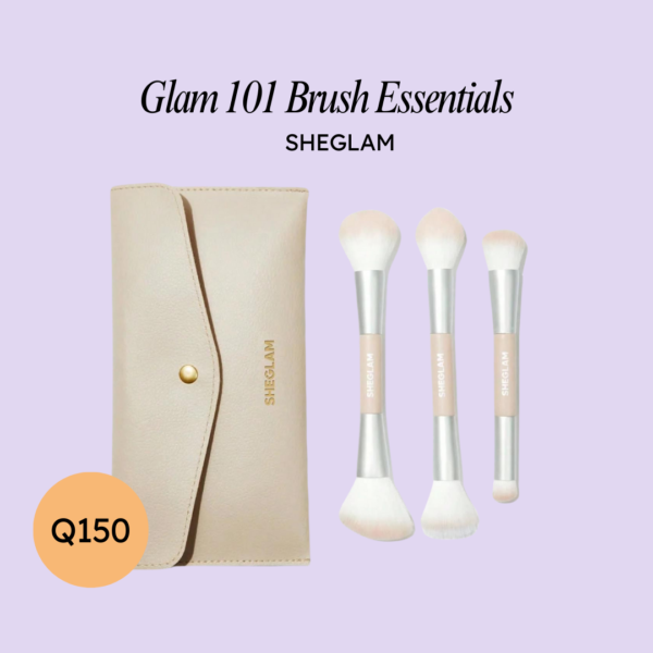 GLAM 101 set de brochas con estuche de viaje