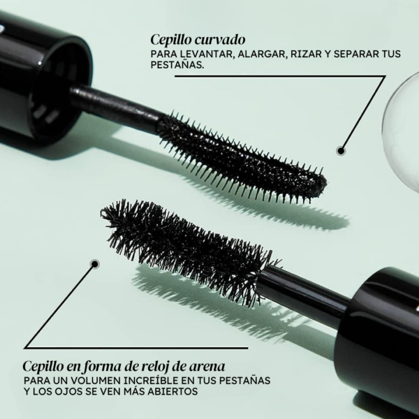 All-In-One Volume &  Length Mascara de Pestañas Resistente al Agua - Imagen 3