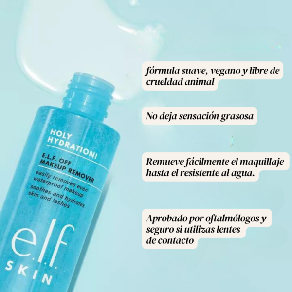 Holy hidration ELF Off Makeup remover - Imagen 3