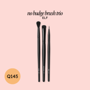 No Budge Brush Trio Set de brochas </br> elf