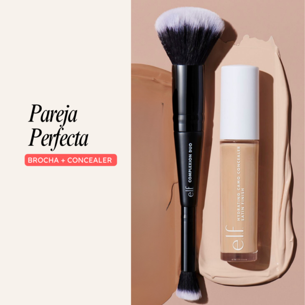 Complexion Duo Brocha Para Corrector y Base Elf + Corrector - Imagen 4
