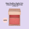 Major headlines double-take  crème & powder blush duo