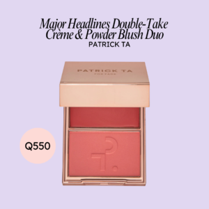 Major headlines double-take  crème & powder blush duo
