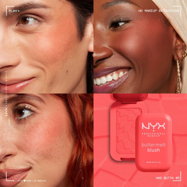 Buttermelt Pressed Powder Blush </br>NYX - Imagen 3