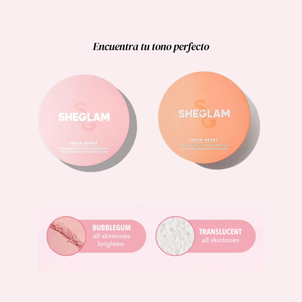 Insta-Ready Face & Under Eye Setting Powder - Imagen 5