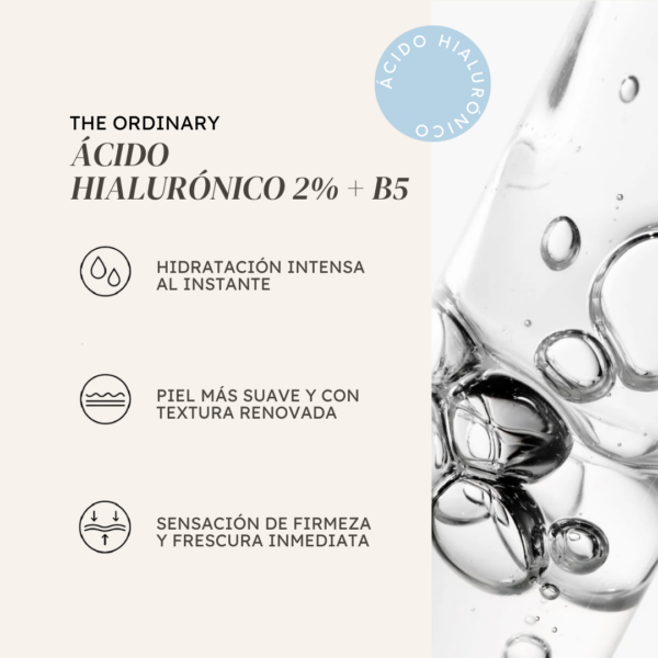 Nuevo Hyaluronic Acid 2% + B5  The Ordinary - Imagen 2