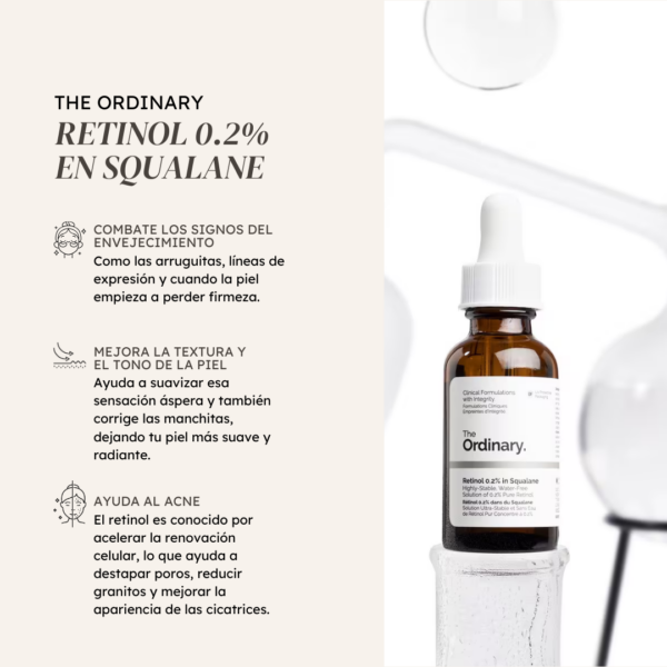 Retinol 0.2% 30ml </br> The Ordinary - Imagen 3