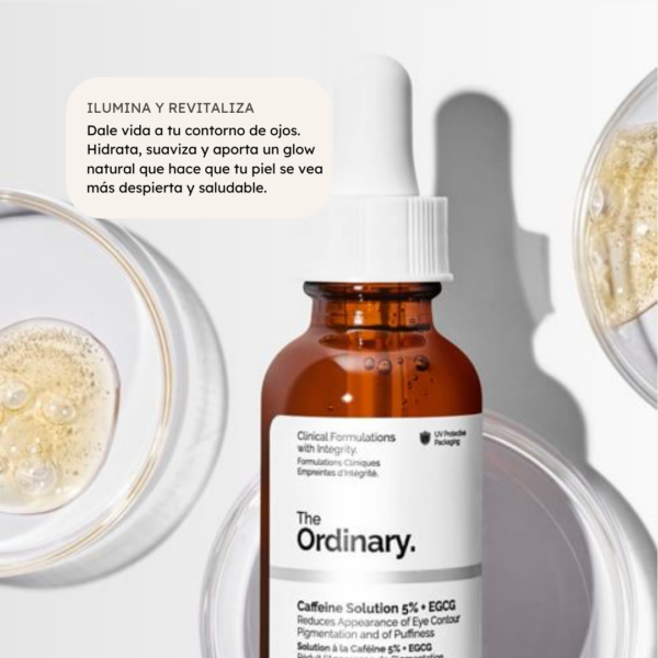 Caffeine 5% + EGCG Depuffing Eye Serum The Ordinary - Imagen 4